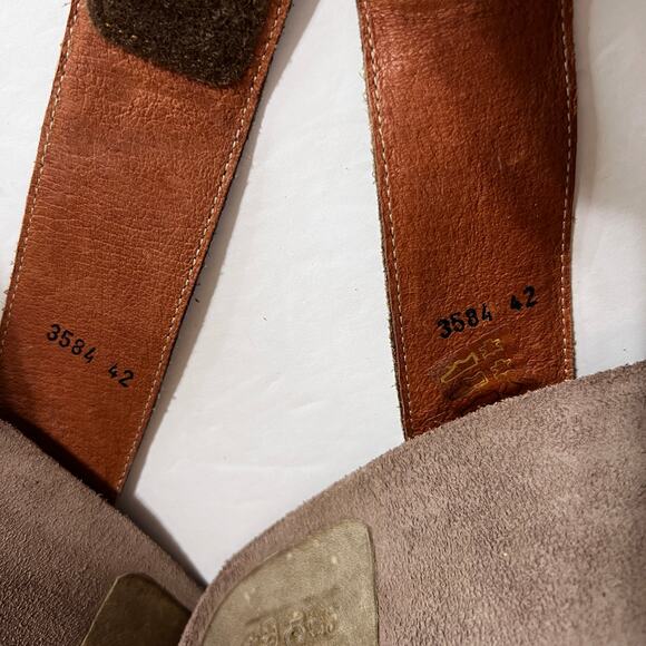 Taos Carousel Wedge Sandal in Tan Leather Size 42 EU - Picture 9 of 15